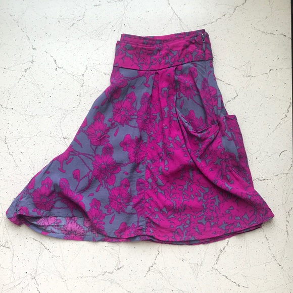 Free People drapey wide leg floral shirts - Picture 3 of 8